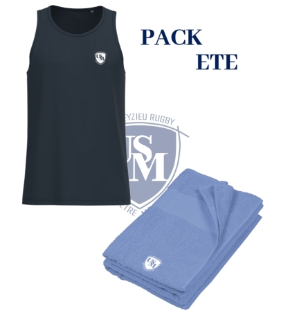 US Meyzieu Rugby - PACK ETE DEBARDEUR + SERVIETTE