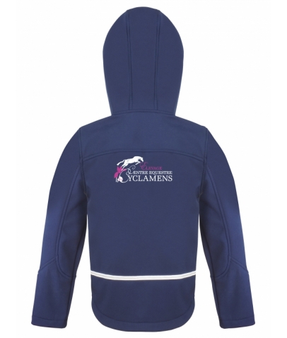 Veste Softshell Capuche - Enfant - Les Cyclamens