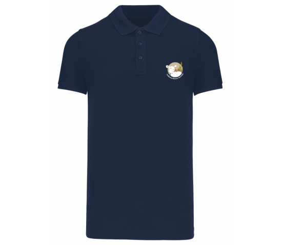 T-shirt Vintage Homme Hefty Sun Island - Logo Brodé îles Caïmans, Bleu Marine, Taille L - Occasion Très Bon état