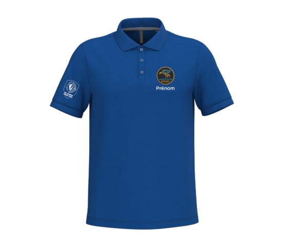 Adhérent - POLO-Blanc / Bleu Marine