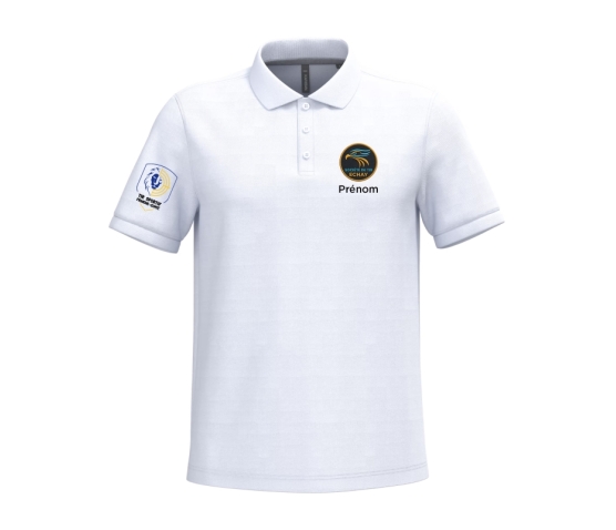 Adhérent - POLO-Blanc