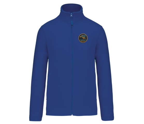 Adhérent - VESTE MICROPOLAIRE-Blanc / Bleu Marine