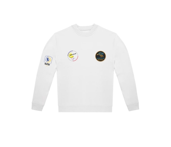 Formateurs ANIMATEUR - SWEAT-SHIRT COL ROND-Blanc