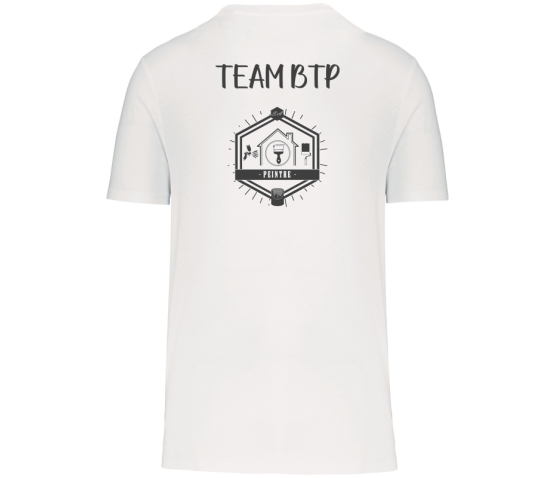 T-Shirt - Peintre- Steph Aria-Blanc