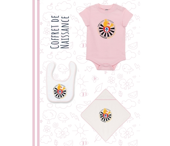 Coffret de Naissance - Rose - Table Ronde Française