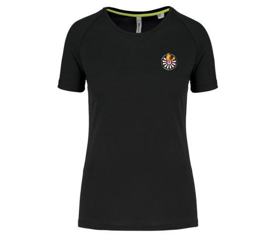 T-shirt de Sport - Femme - Table Ronde Française-Noir