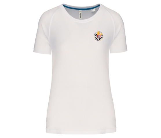 T-shirt de Sport - Femme - Table Ronde Française-Blanc