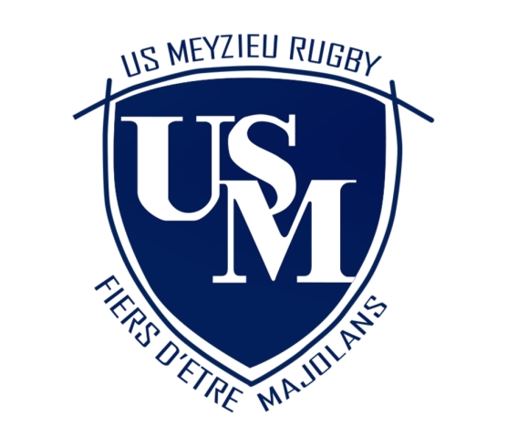 US Meyzieu Rugby - AUTOCOLLANT PERMANENT-Blanc