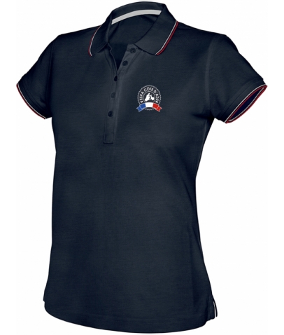 Vespa Polo - Femme - Navy Red White