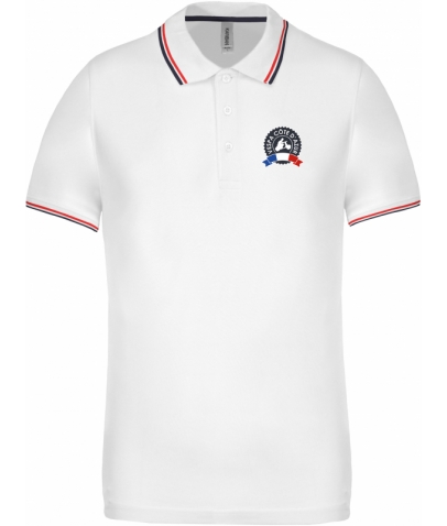 Vespa Polo - Homme - White Navy Red